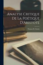 Analyse Critique De La Poetique D'Aristote