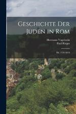 Geschichte Der Juden in Rom: Bd. 1420-1870