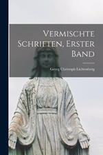 Vermischte Schriften, Erster Band