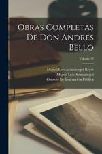 Obras Completas De Don Andres Bello; Volume 12