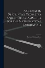 A Course in Descriptive Geometry and Photogrammetry for the Mathematical Laboratory