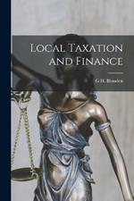 Local Taxation and Finance