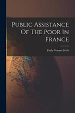 Public Assistance Of The Poor In France