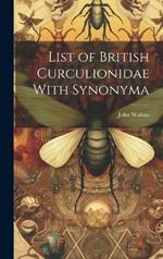 List of British Curculionidae With Synonyma