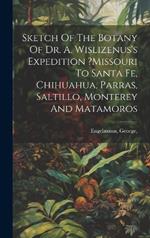 Sketch Of The Botany Of Dr. A. Wislizenus's Expedition ?missouri To Santa Fe, Chihuahua, Parras, Saltillo, Monterey And Matamoros