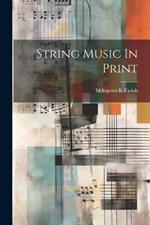 String Music In Print