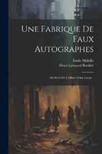 Une Fabrique De Faux Autographes: Ou Récit De L'affaire Vrain Lucas...