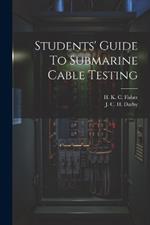 Students' Guide To Submarine Cable Testing