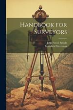 Handbook for Surveyors