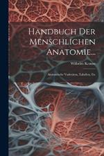 Handbuch Der Menschlichen Anatomie...: Anatomische Varietäten, Tabellen, Etc