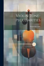 Violin Tone-peculiarities