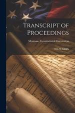 Transcript of Proceedings: 1971-72 Index