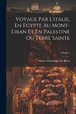 Voyage Par L'italie, En Egypte Au Mont-Liban Et En Palestine Ou Terre Sainte; Volume 2