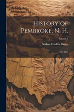 History of Pembroke, N. H.: 1730-1895; Volume 2