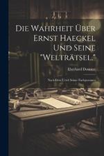 Die Wahrheit Über Ernst Haeckel Und Seine 