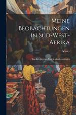 Meine Beobachtungen in Süd-West-Afrika: Tagebuchnotizen Und Schlussfolgerungen