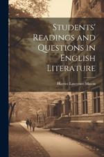 Students' Readings and Questions in English Literature