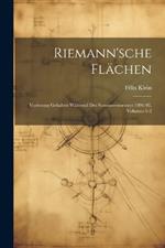 Riemann'sche Flächen: Vorlesung Gehalten Während Des Sommersemesters 1891-92, Volumes 1-2