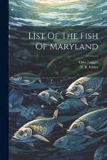 List Of The Fish Of Maryland