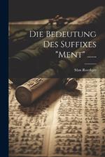 Die Bedeutung Des Suffixes 