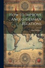 How to Improve Anglo-German Relations