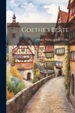 Goethe's Berte