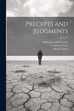 Precepts and Judgments