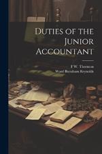 Duties of the Junior Accountant