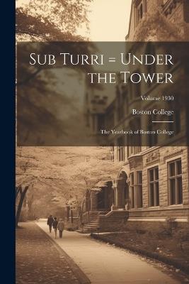 Sub Turri = Under the Tower: The Yearbook of Boston College; Volume 1930 - Boston College - cover