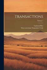 Transactions; Volume 1