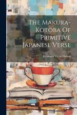 The Makura-kotoba Of Primitive Japanese Verse