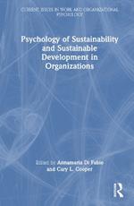 Psychology of Sustainability and Sustainable Development in Organizations