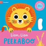 Lion, Lion, PEEKABOO: Grab & pull to play peekaboo - with a mirror