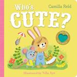 Who's Cute?: A felt flaps book with a mirror