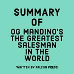 Summary of Og Mandino’s The Greatest Salesman in the World