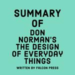 Summary of Don Norman’s The Design of Everyday Things