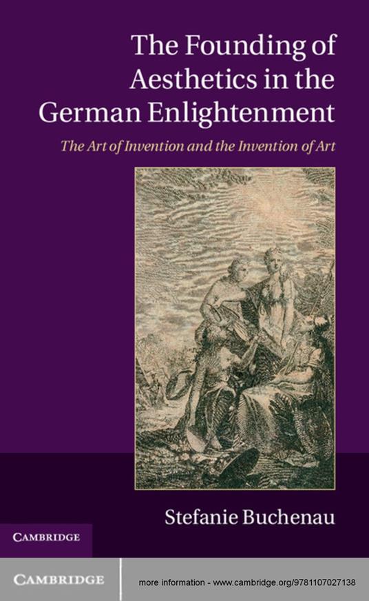 The Founding of Aesthetics in the German Enlightenment