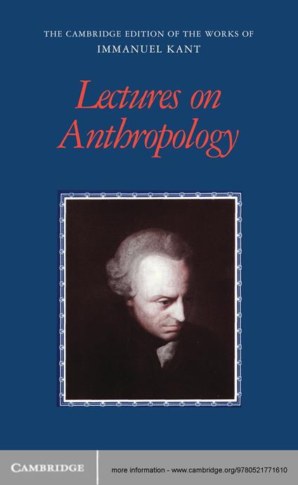 Lectures on Anthropology