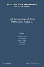 High-Temperature Ordered Intermetallic Alloys IX: Volume 646