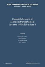 Materials Science of Microelectromechanical Systems (MEMS) Devices II: Volume 605