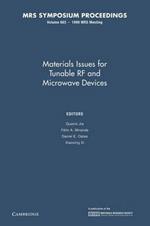 Materials Issues for Tunable RF and Microwave Devices: Volume 603