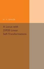 A Locus with 25920 Linear Self-Transformations