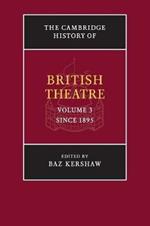 The Cambridge History of British Theatre