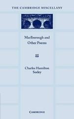 Marlborough and Other Poems