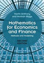 Mathematics for Economics and Finance: Methods and Modelling