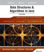 Data Structures & Algorithms in Java 6e International Student Version