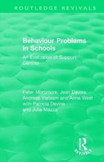 Behaviour Problems in Schools: An Evaluation of Support Centres