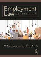 Employment Law: Eighth edition