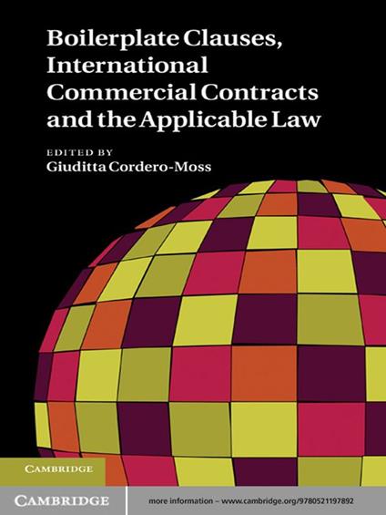 Boilerplate Clauses, International Commercial Contracts and the Applicable Law