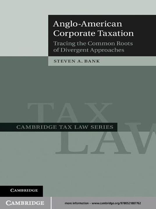 Anglo-American Corporate Taxation